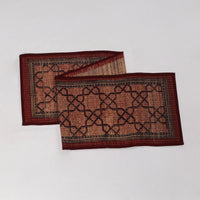 Natural Bamboo Bagh Block Printed Dining Table Runner 21