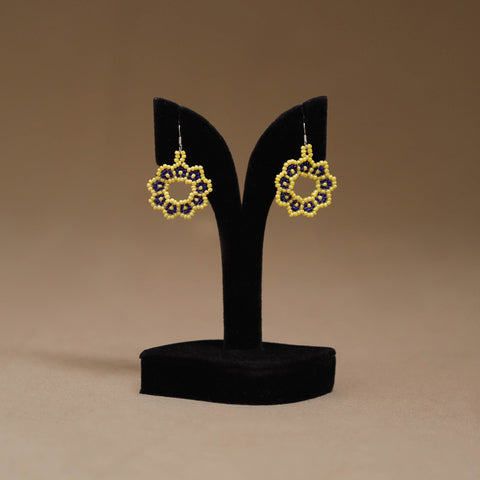 Yellow - Handmade Beadwork Earrings 50