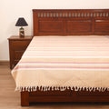 Bijnor Pure Handloom Cotton Single Bed Sheet (90 x 60 in) 94