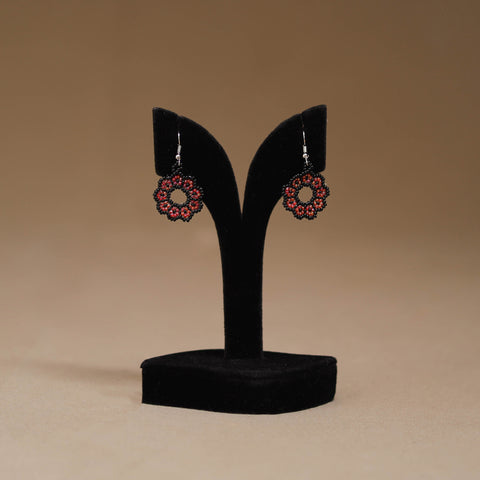 Black - Handmade Beadwork Earrings 51