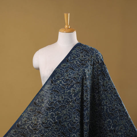 Hakoba Natural Dyed Cotton Ajrakh Print Fabric 28