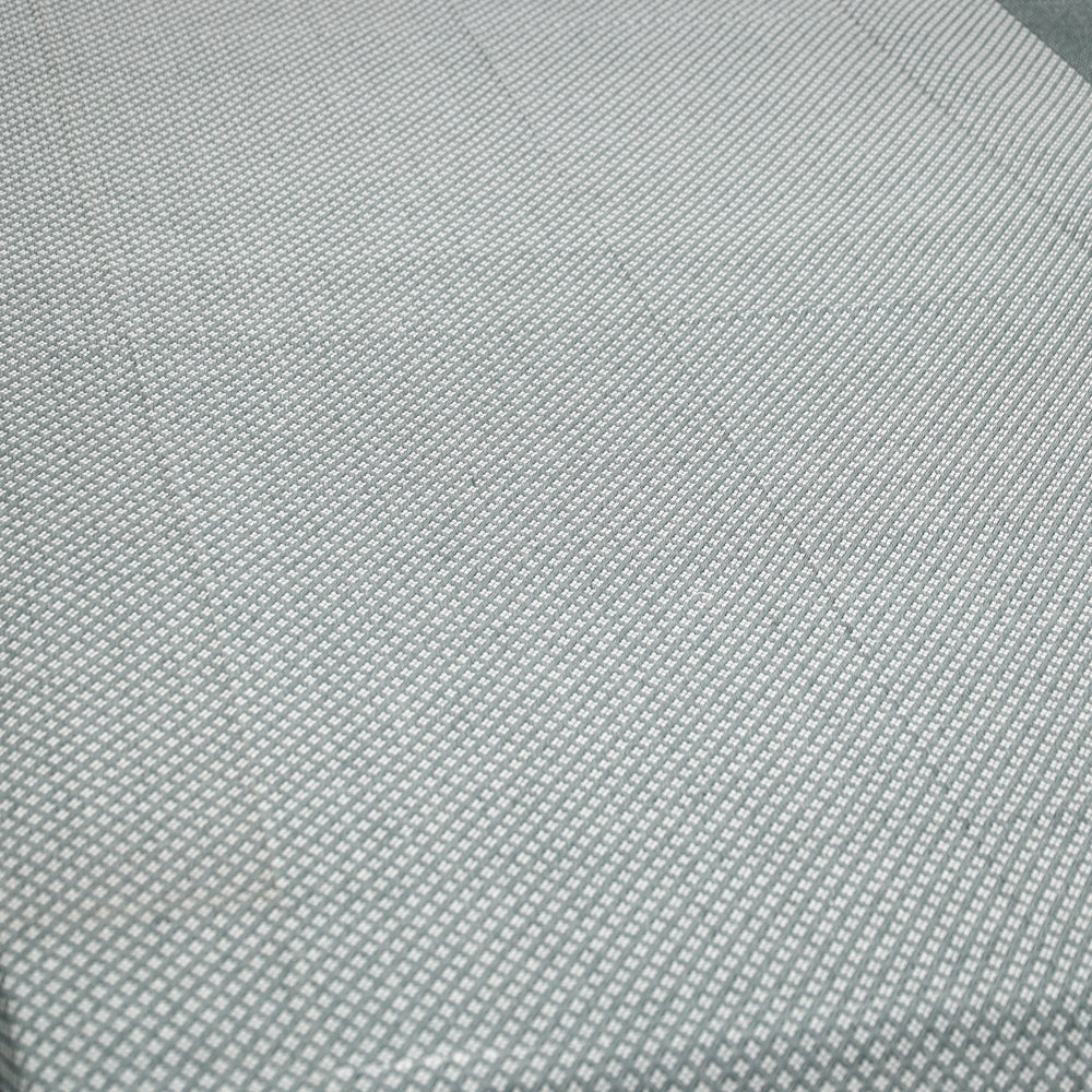 Grey - Pure Cotton Single Handloom Bed Cover from Bijnor 48