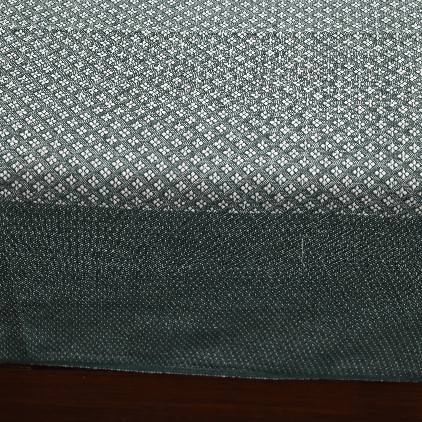 Grey - Pure Cotton Single Handloom Bed Cover from Bijnor 48