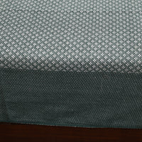 Grey - Pure Cotton Single Handloom Bed Cover from Bijnor 48