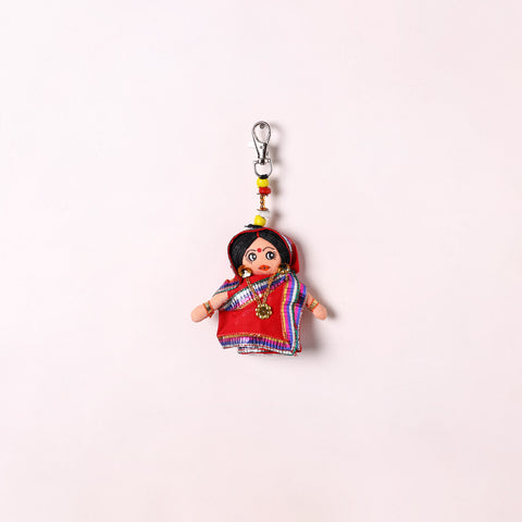 Red - Traditional Handmade Doll Keychain/Bag Charm 13