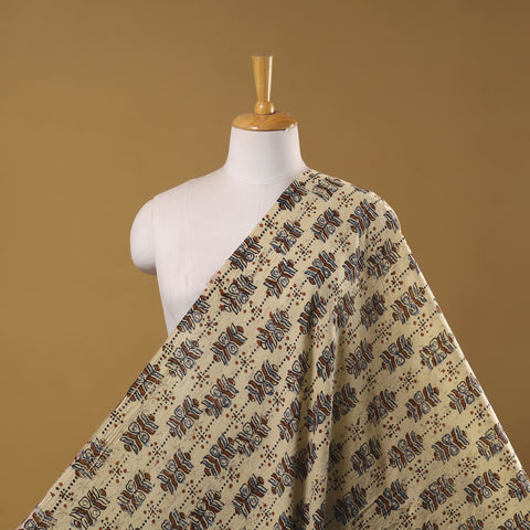 Hakoba Natural Dyed Cotton Ajrakh Print Fabric 33