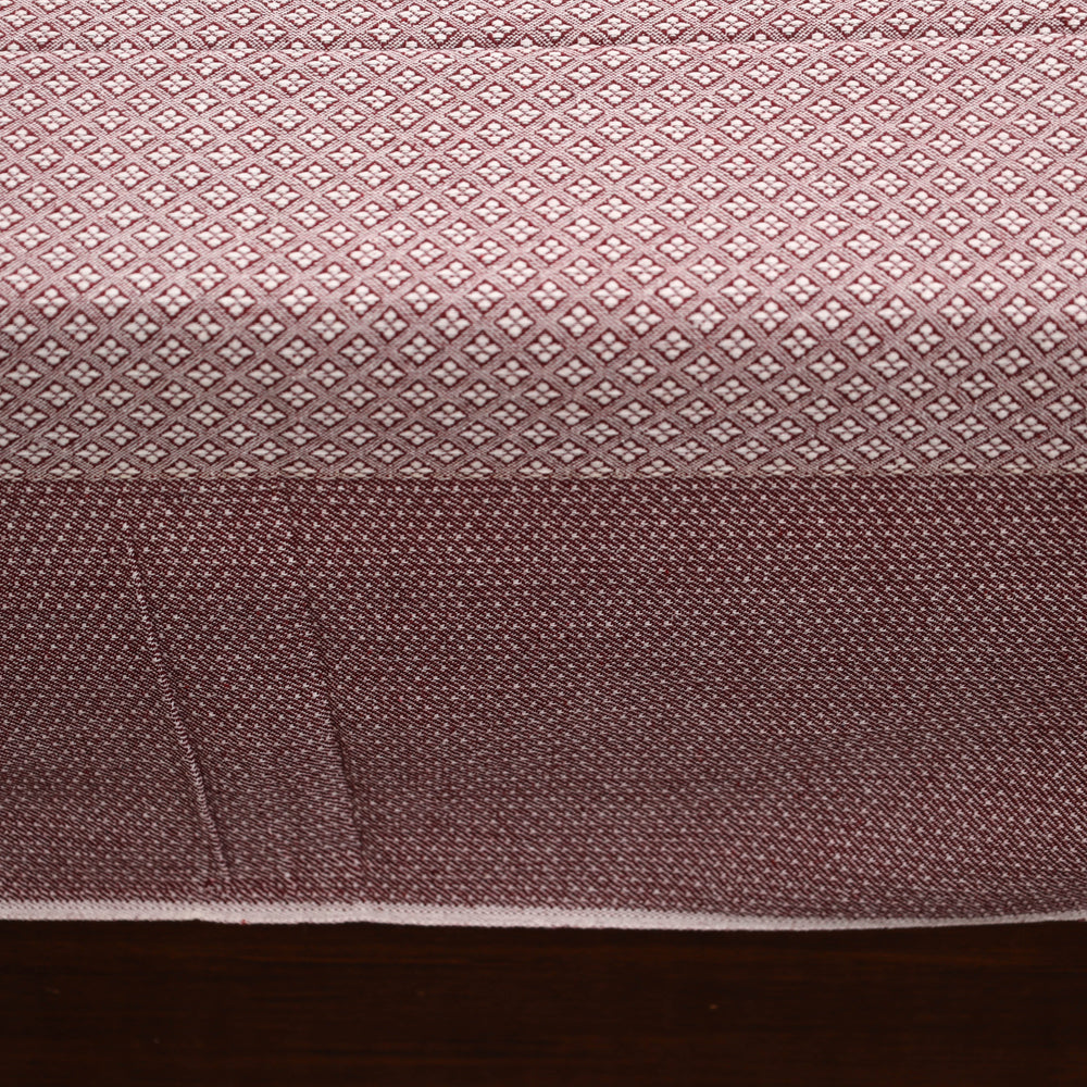 Pink - Pure Cotton Single Handloom Bed Cover from Bijnor 50