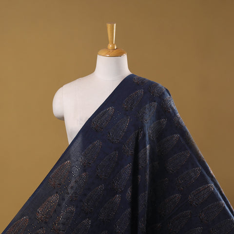 Hakoba Natural Dyed Cotton Ajrakh Print Fabric 35