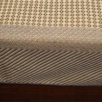 Beige - Pure Cotton Single Handloom Bed Cover from Bijnor 51