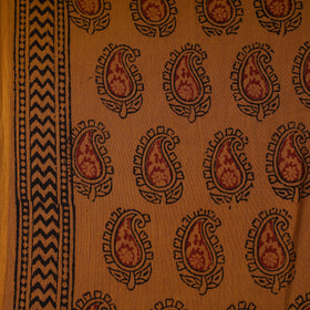 Pure Mul Cotton Natural Dyed Hand Block Bagh Print Fabric 15
