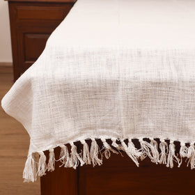 Bijnor Pure Handloom Cotton Single Bed Sheet (90 x 60 in) 98