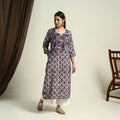 Buy Pink Straight Batik Print Cotton Kurta for Women