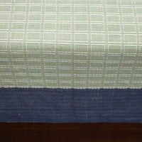 Green - Pure Cotton Single Handloom Bed Cover from Bijnor 52