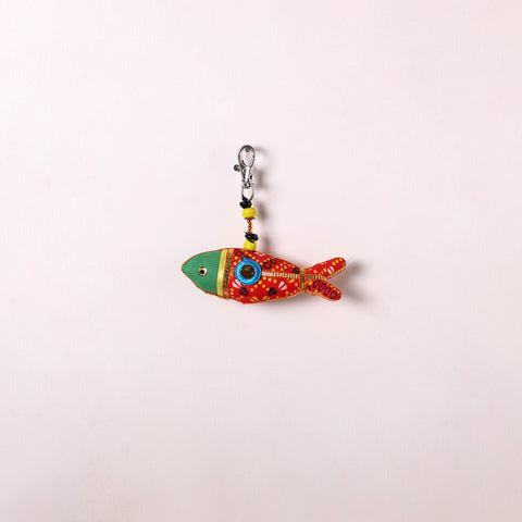 Red - Traditional Handmade Fish Keychain/Bag Charm 22