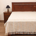 Bijnor Pure Handloom Cotton Single Bed Sheet (90 x 60 in) 99