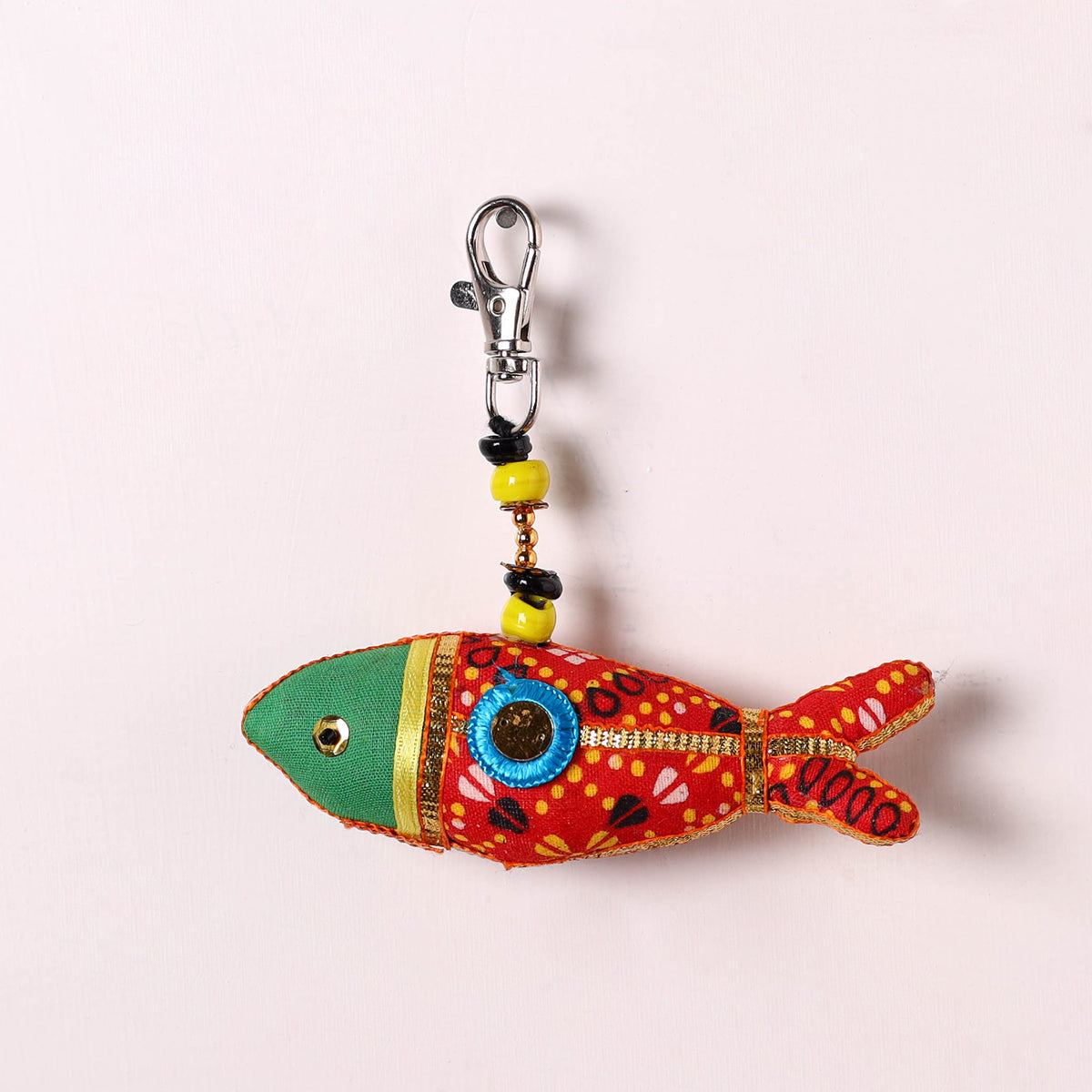 Red - Traditional Handmade Fish Keychain/Bag Charm 22