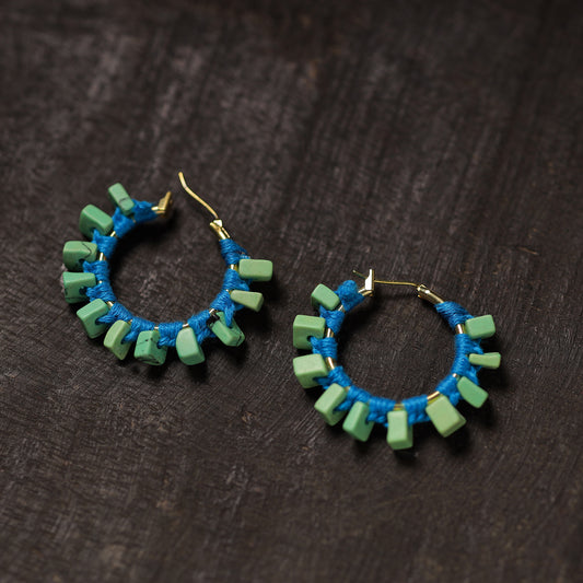 Myra Handmade Thread & Stone Work Earrings 03