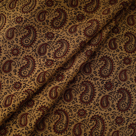 Pure Mul Cotton Natural Dyed Hand Block Bagh Print Fabric 11
