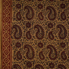 Pure Mul Cotton Natural Dyed Hand Block Bagh Print Fabric 11