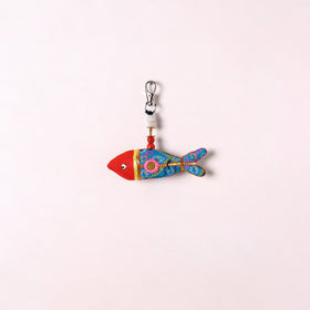 Blue - Traditional Handmade Fish Keychain/Bag Charm 27