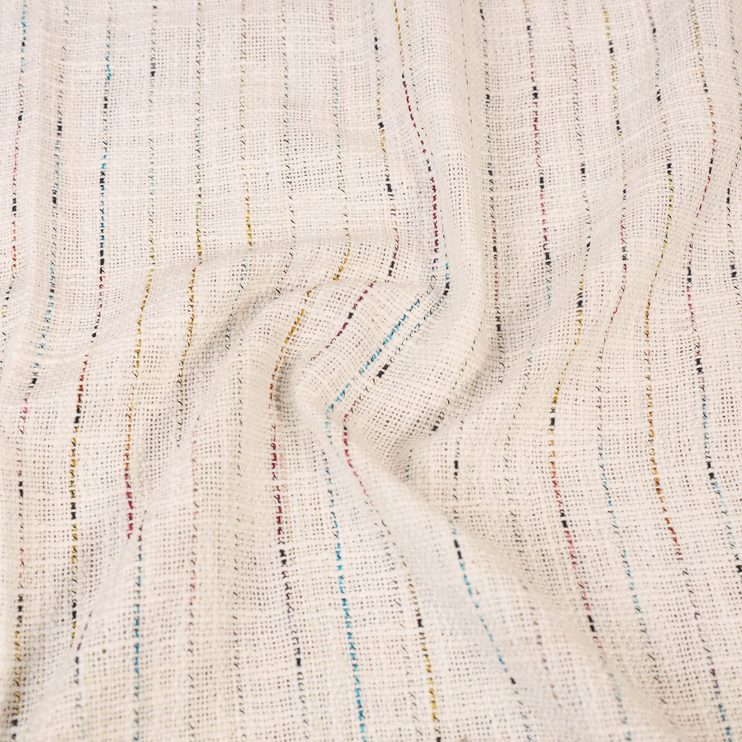 Bijnor Pure Handloom Cotton Single Bed Sheet (90 x 60 in) 101