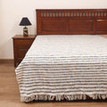 Bijnor Pure Handloom Cotton Single Bed Sheet (90 x 60 in) 102