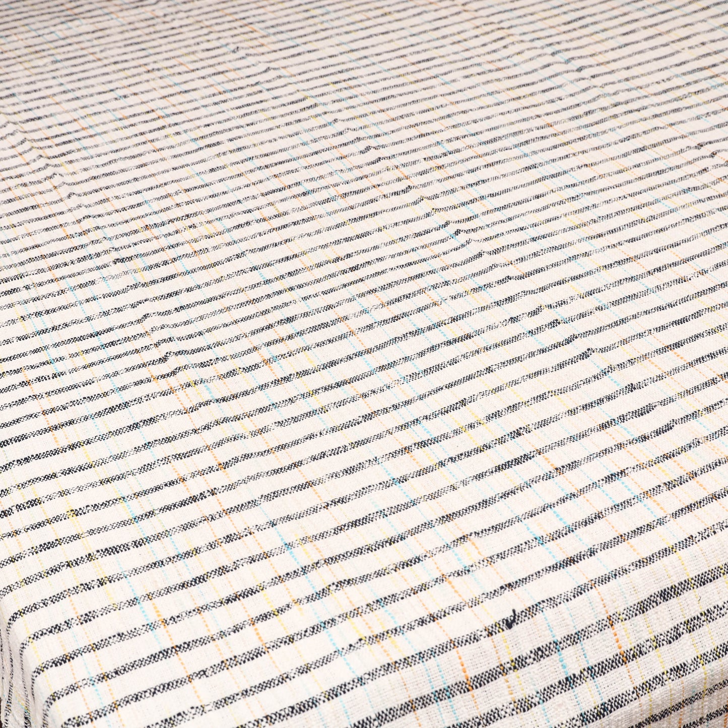 Bijnor Pure Handloom Cotton Single Bed Sheet (90 x 60 in) 102