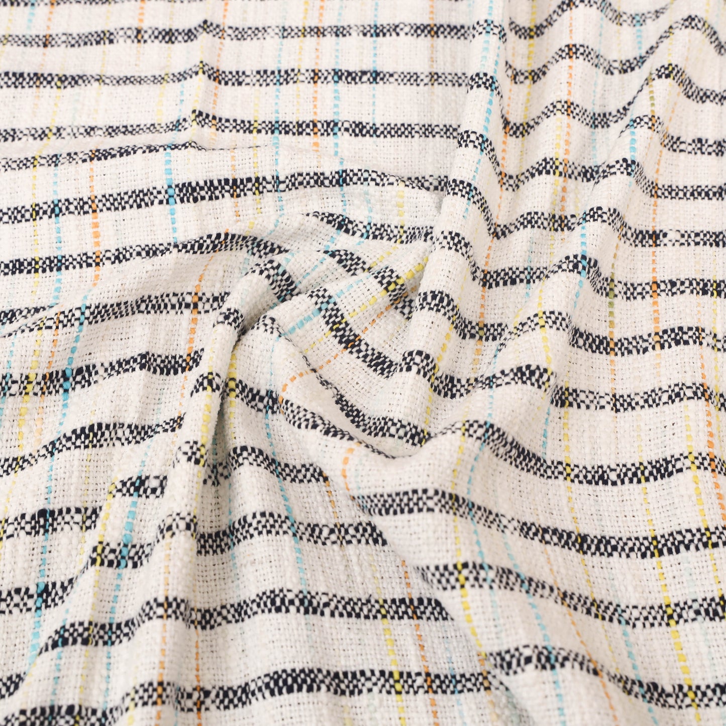Bijnor Pure Handloom Cotton Single Bed Sheet (90 x 60 in) 102