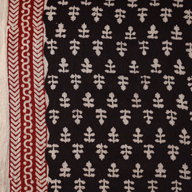 Pure Mul Cotton Natural Dyed Hand Block Bagh Print Fabric 08