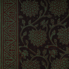 Pure Mul Cotton Natural Dyed Hand Block Bagh Print Fabric 07