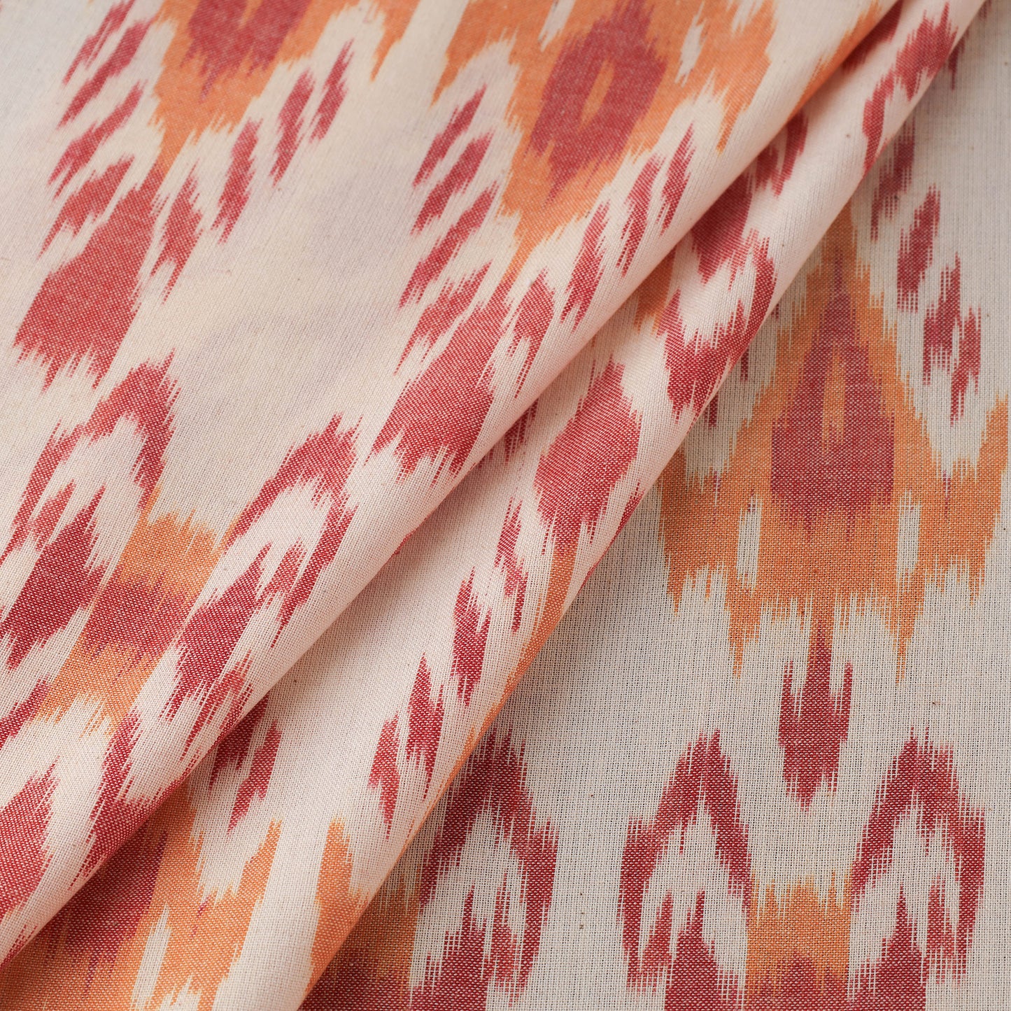 Pure Cotton Central Asian Pochampally Ikat Fabric 04