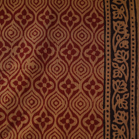 Pure Mul Cotton Natural Dyed Hand Block Bagh Print Fabric 06
