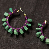 Amayra Handmade Thread & Stone Work Earrings 13