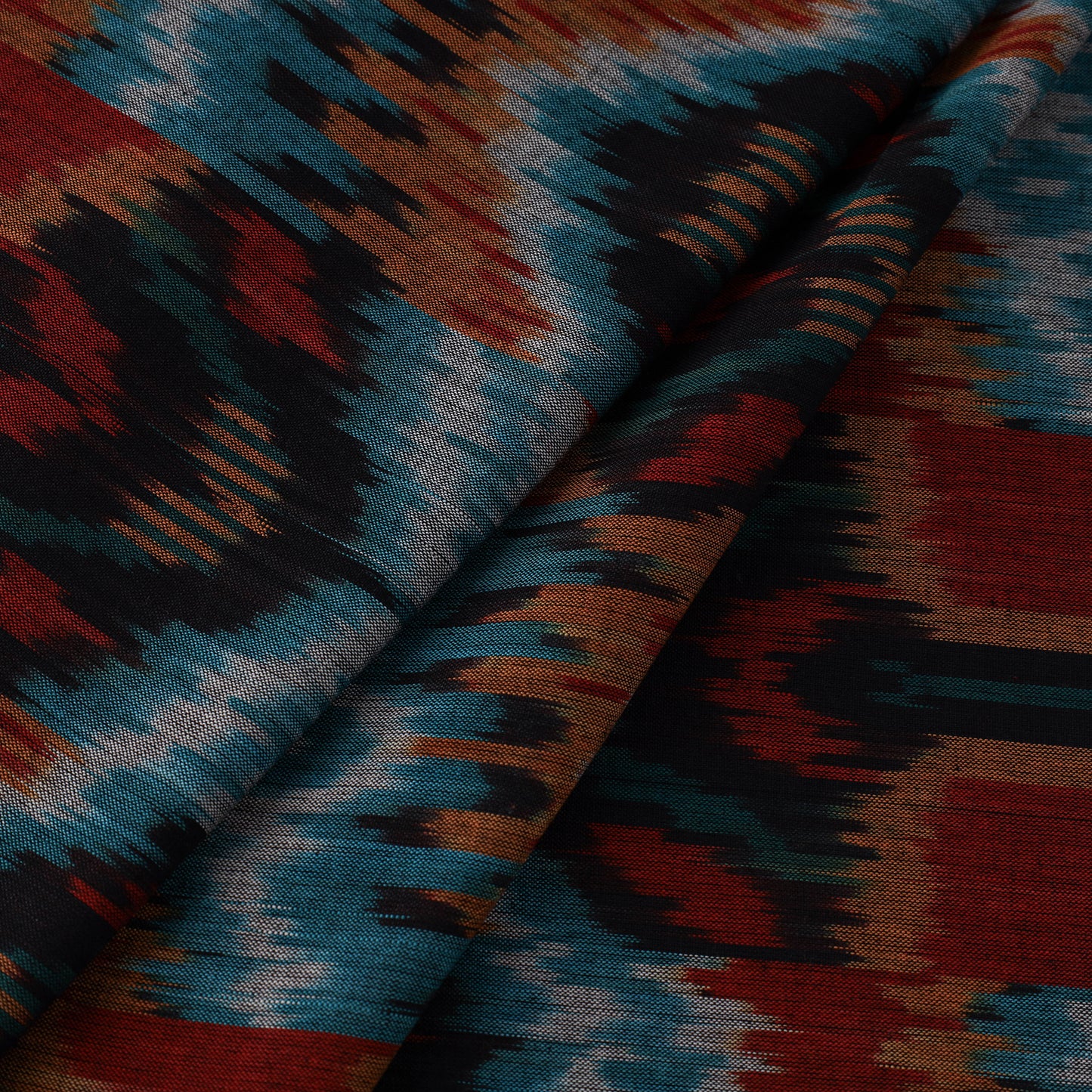 Pure Cotton Central Asian Pochampally Ikat Fabric 06