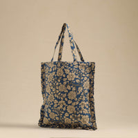 Blue - Handcrafted Cotton Frill Jhola Bag 01