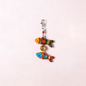 Multicolor - Traditional Handmade Fish Keychain/Bag Charm 44