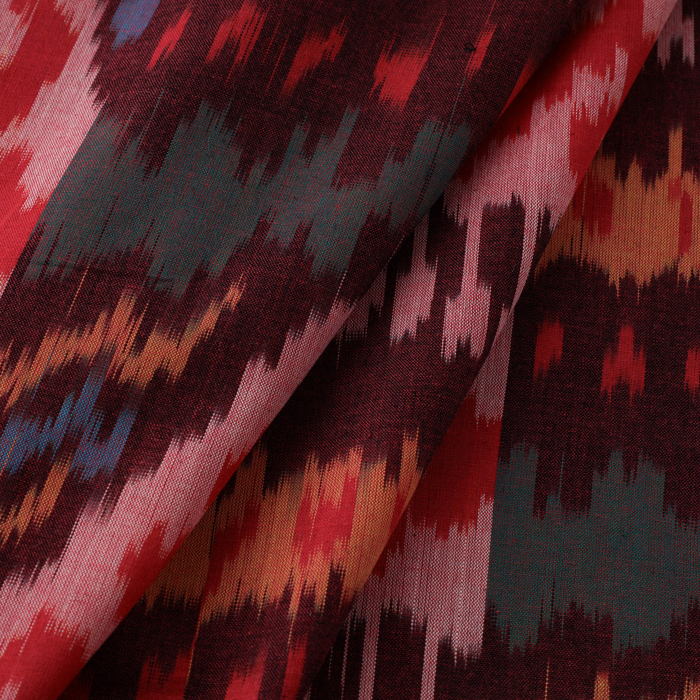 Pure Cotton Central Asian Pochampally Ikat Fabric 07