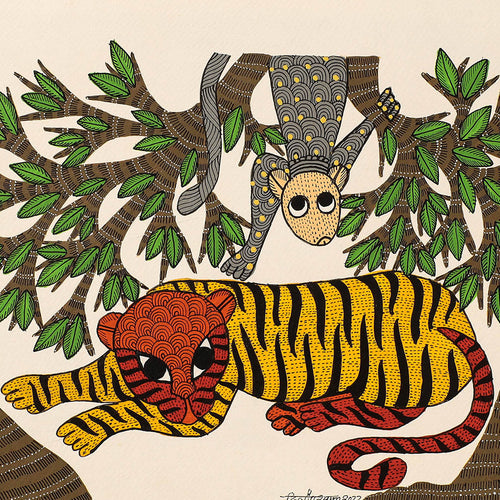 Gond Folk Art Painting