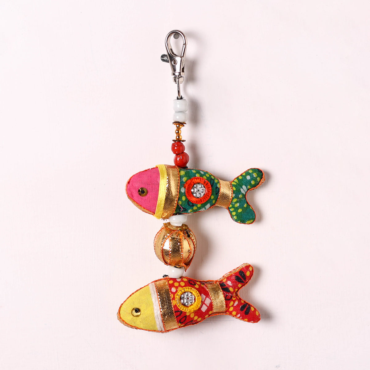 Traditional Handmade Fish Keychain/Bag Charm 45