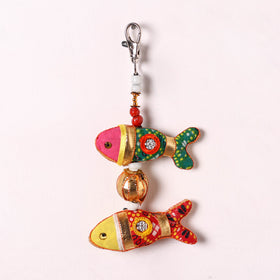 Traditional Handmade Fish Keychain/Bag Charm 45