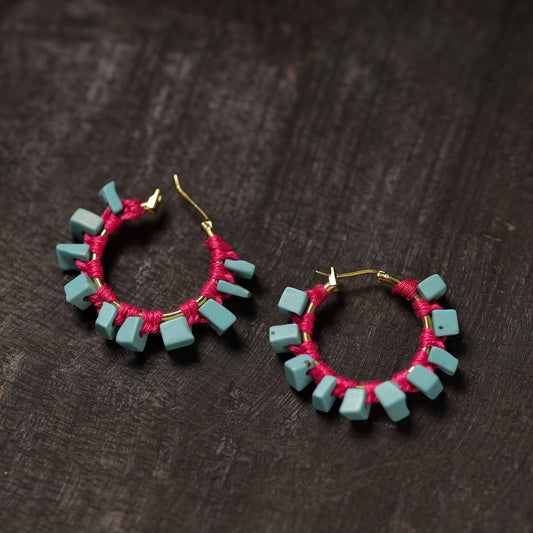 Shivani Handmade Thread & Stone Work Earrings 19