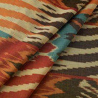 Pure Cotton Central Asian Pochampally Ikat Fabric 08