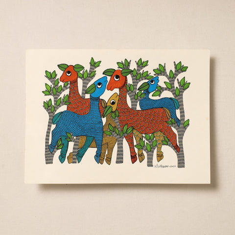 Gond Folk Art Painting