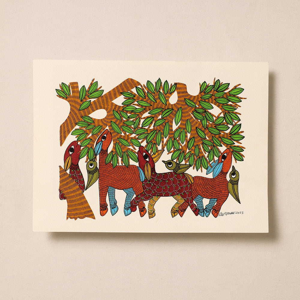 Gond Folk Art Painting