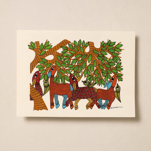 Gond Folk Art Painting