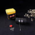 Handcrafted Meenakari Bhaiya Bhabhi Rakhi Set with Coir Box 122