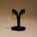 Yellow - Handpainted Manjusha Art Wooden Earrings 14