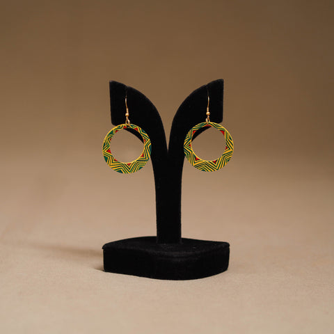 Handpainted Manjusha Art Wooden Earrings 14