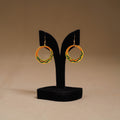 Yellow - Handpainted Manjusha Art Wooden Earrings 15