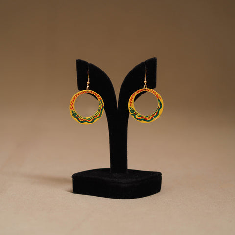 Handpainted Manjusha Art Wooden Earrings 15